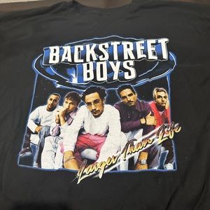 Backstreet Boys black larger than life tshirt 3X (XXXL)